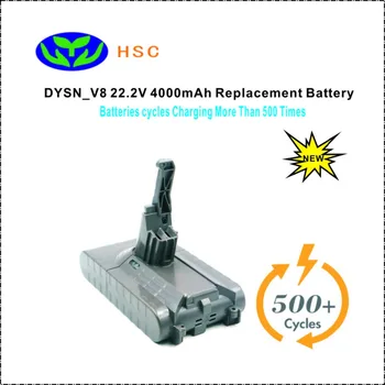 

3.7V Battery18650 Composition 4.0Ah 22.2V Li-ion Battery Pack Compatible with DYSN V8Fluffy V8AnimalPro Rechargeable battery