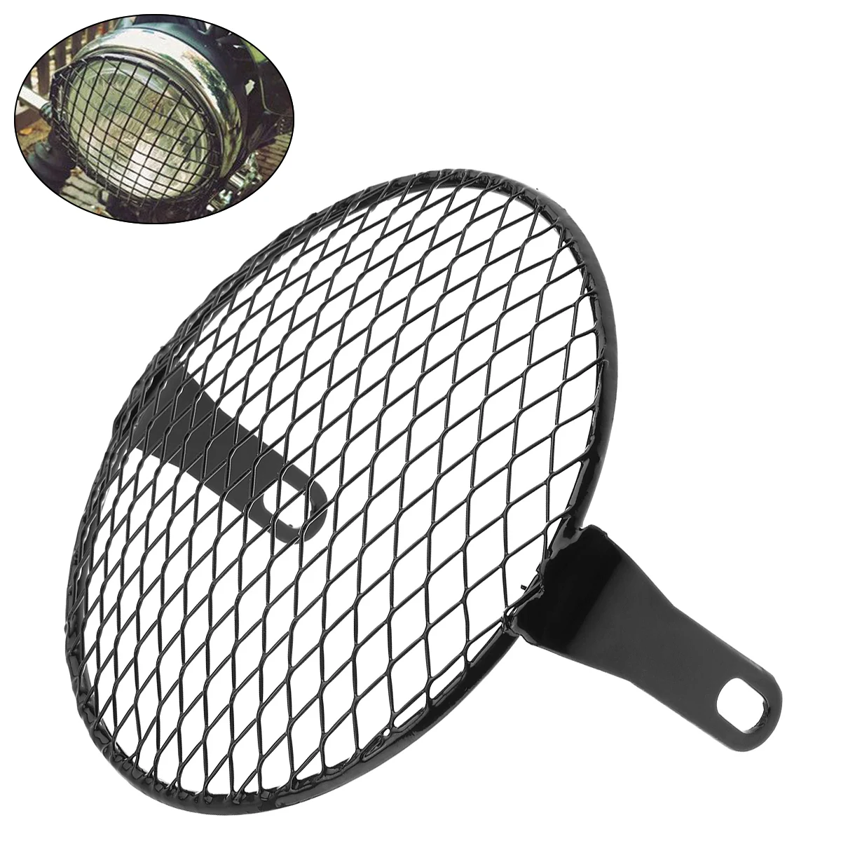 

1Pc GN CG125 Headlamp Grid Net shade Baboon Retro-Archaism Headlamp Net Headlamp Refitting Motorcycle Headlight for Vehicle Car