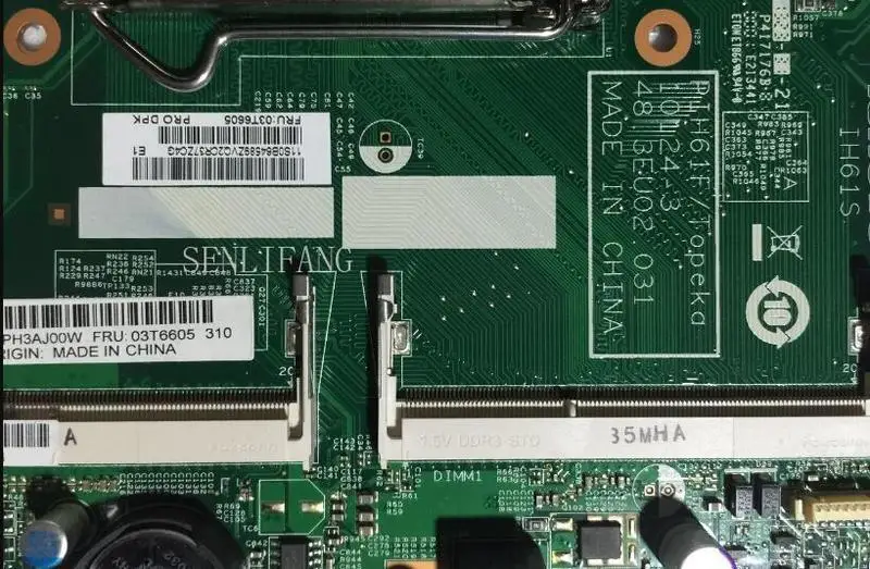 

03T6593 03T6605 PIH61F IH61S IH61F 10124-3 48.3EU02.031 for M71Z S510 M71Z Motherboard Well Tested