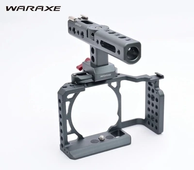 Корпус для камеры WARAXE A6 рельсовая рукоятка Sony ILCE 6000 6300 A6500 1/4 дюйма и 3/8 резьбовые
