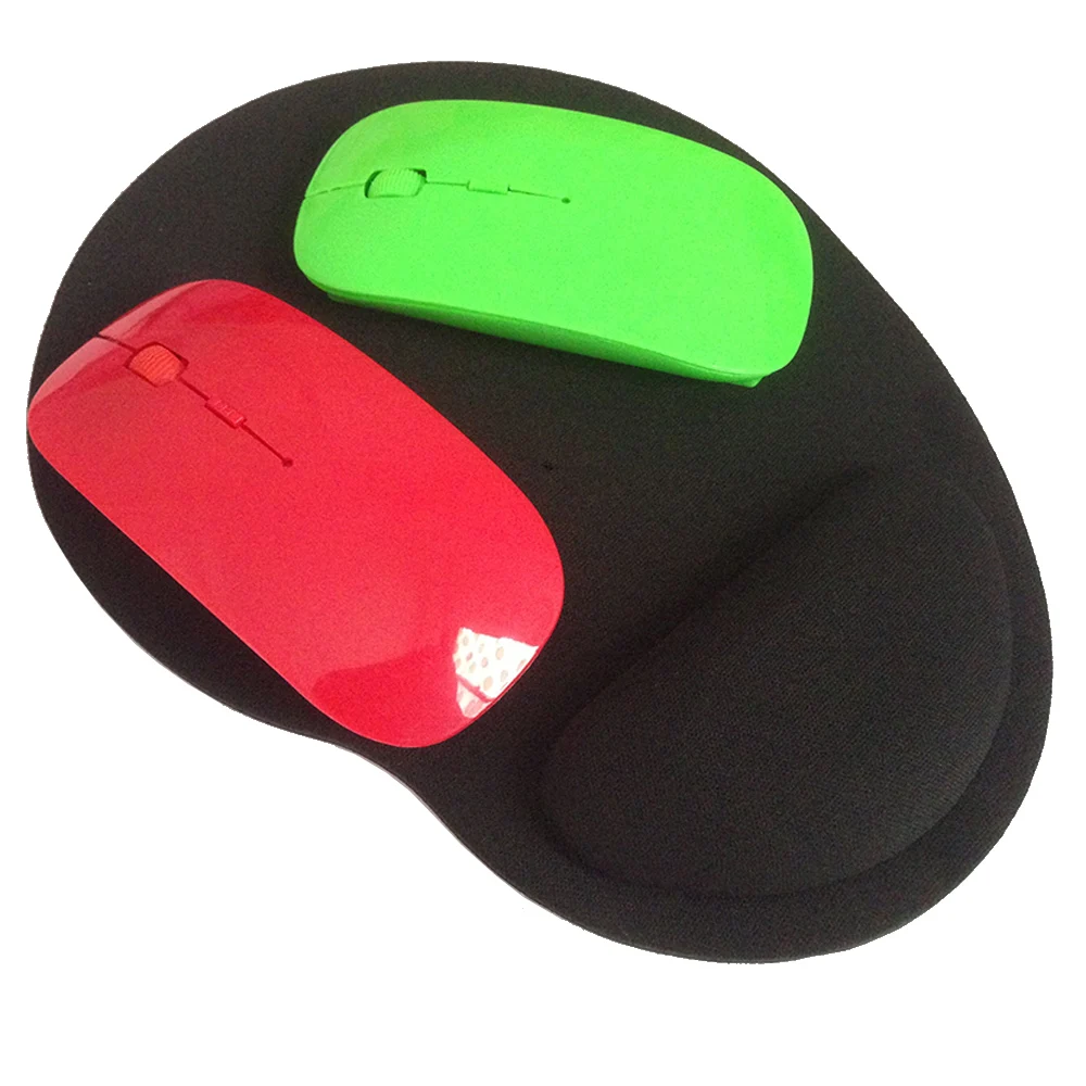 

High Quality Promotion 2.4 GHz 6 Color Wireless USB Optical Mouse & Mouse Pad SET For Computer Laptop Mouse + Free Shipping