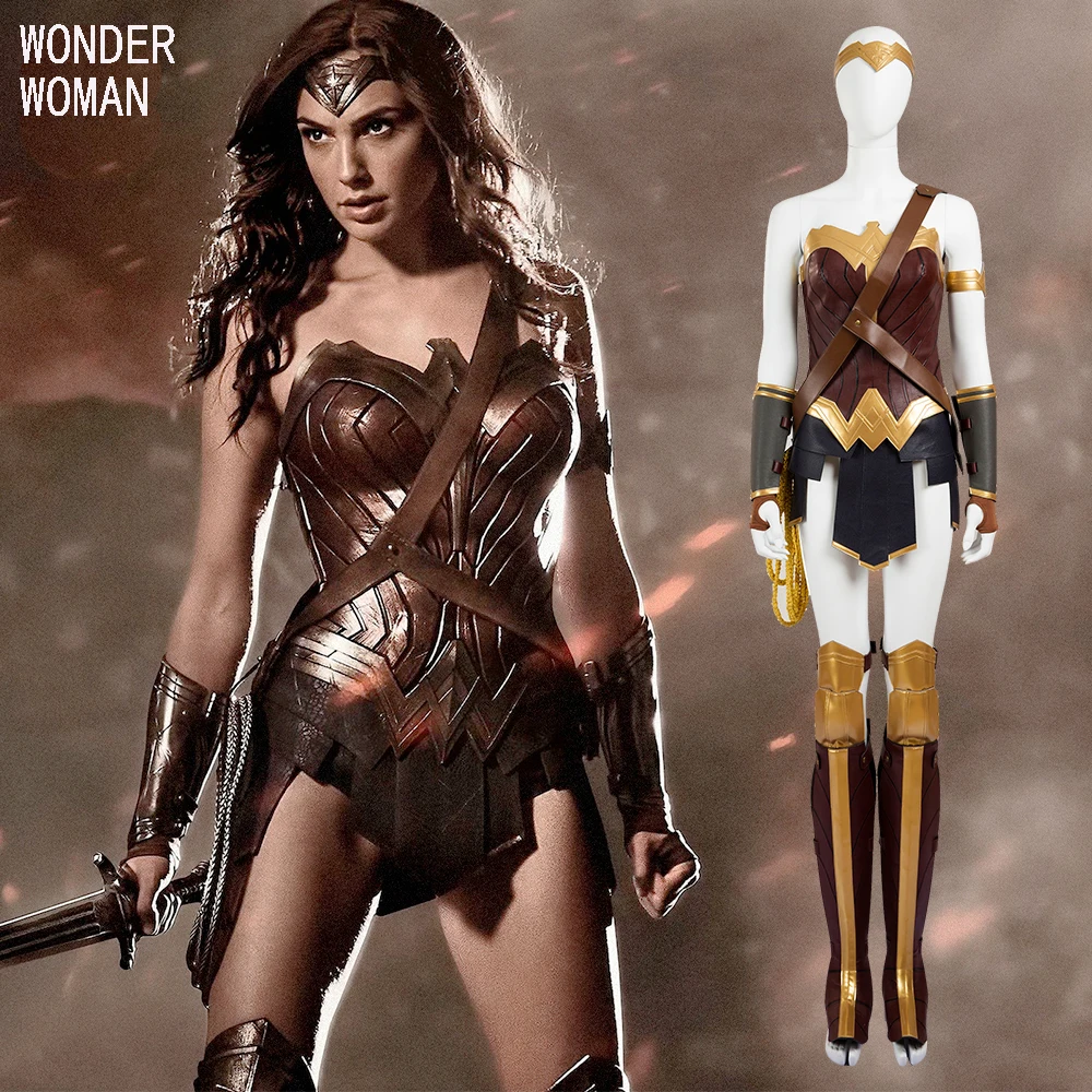 roupa da mulher maravilha adulta