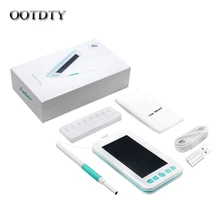 OOTDTY 1080P визуализатор видео отоскоп 5,5 мм визуальный ушной чистки ложка эндоскоп с 4,3 дюймовым ЖК-дисплеем USB камера