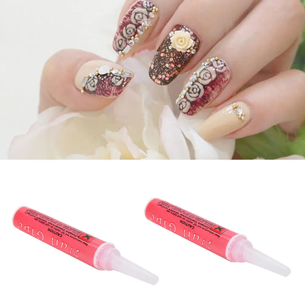 Brand 5pcs 2g Nail Gel Mini Professional Beauty Nail False Art Decorate