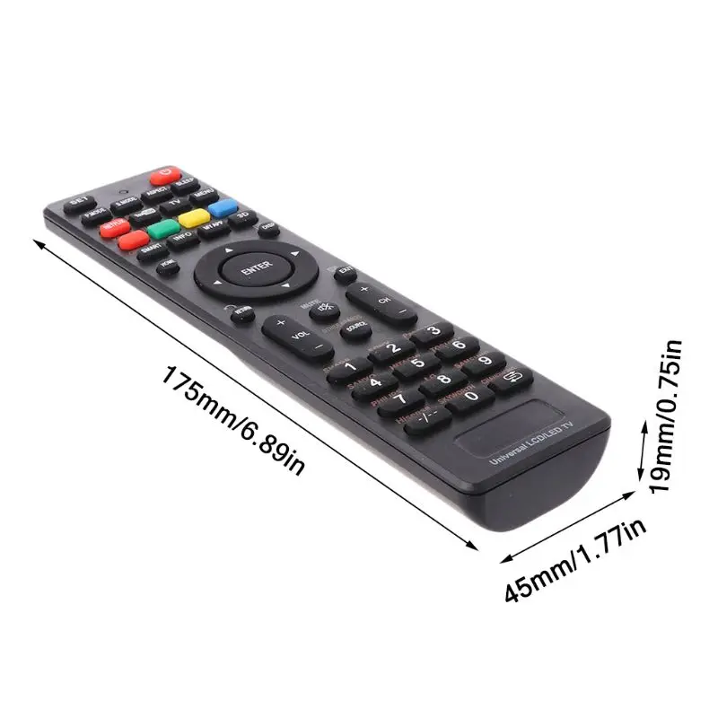 Ultra-thin LCD LED Universal Smart TV Remote Control Controller Replacement For LG Samsung Vizio Supra Bbk with Netflix Keys