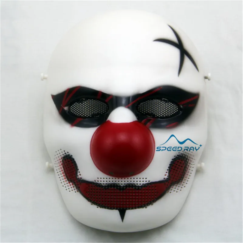 Clown Skull Mask Skull Tactical Masks paintball mask air soft CS Field