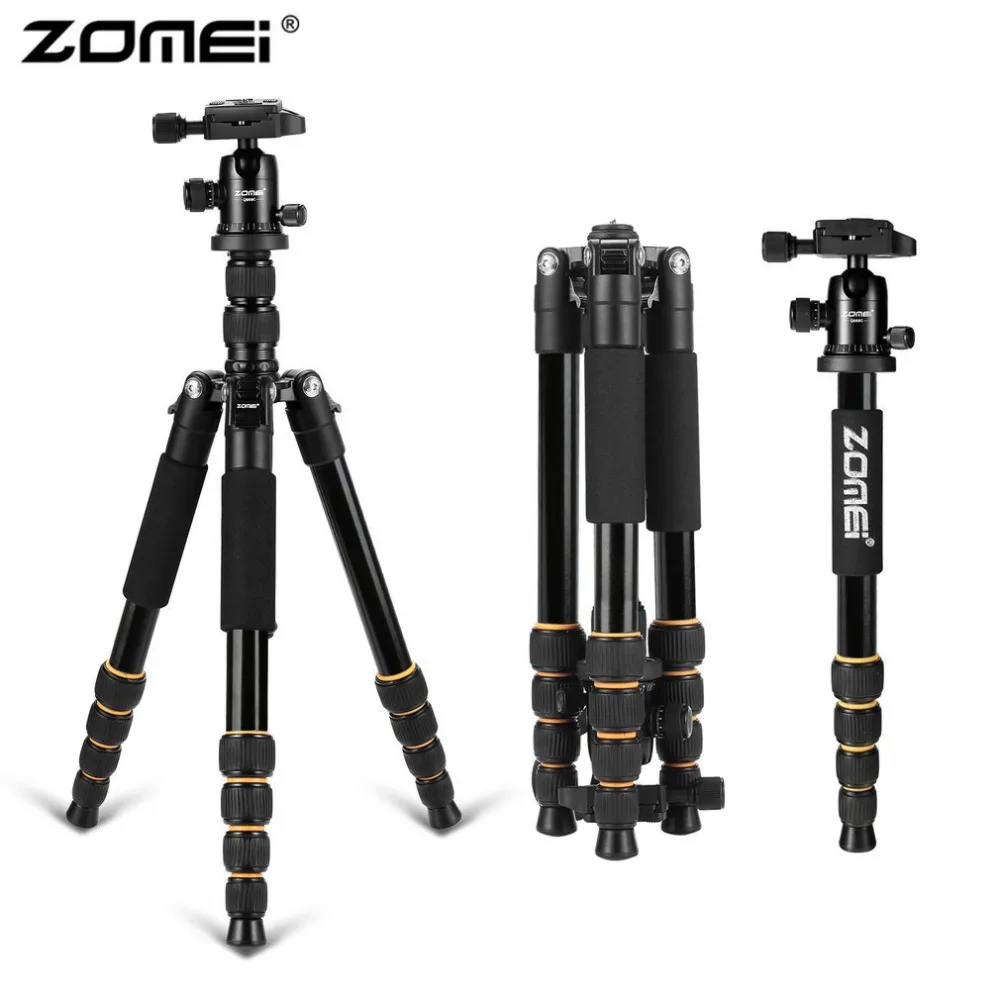 

Zomei Professional Portable Travel Camera Tripod Lightweight Aluminum Monopod With 360 Degree Ball Head For DSLR Canon Camera