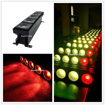 

4pcs led matrix background stage blinder led light 5x30w 3 in 1 rgb led stage COB blinder light