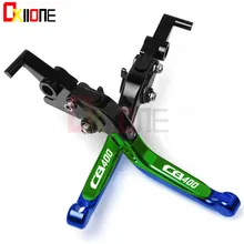 DIY Colors Motorcycle Accessories CNC Adjustable Brake Clutch Levers For Honda CB400SF CB400SS CBR400F CB400 CB 400 VTEC DIY Colors Motorcycle Accessories CNC Adjustable Brake Clutch Levers For Honda CB400SF CB400SS CBR400F CB400 CB 400 VTEC