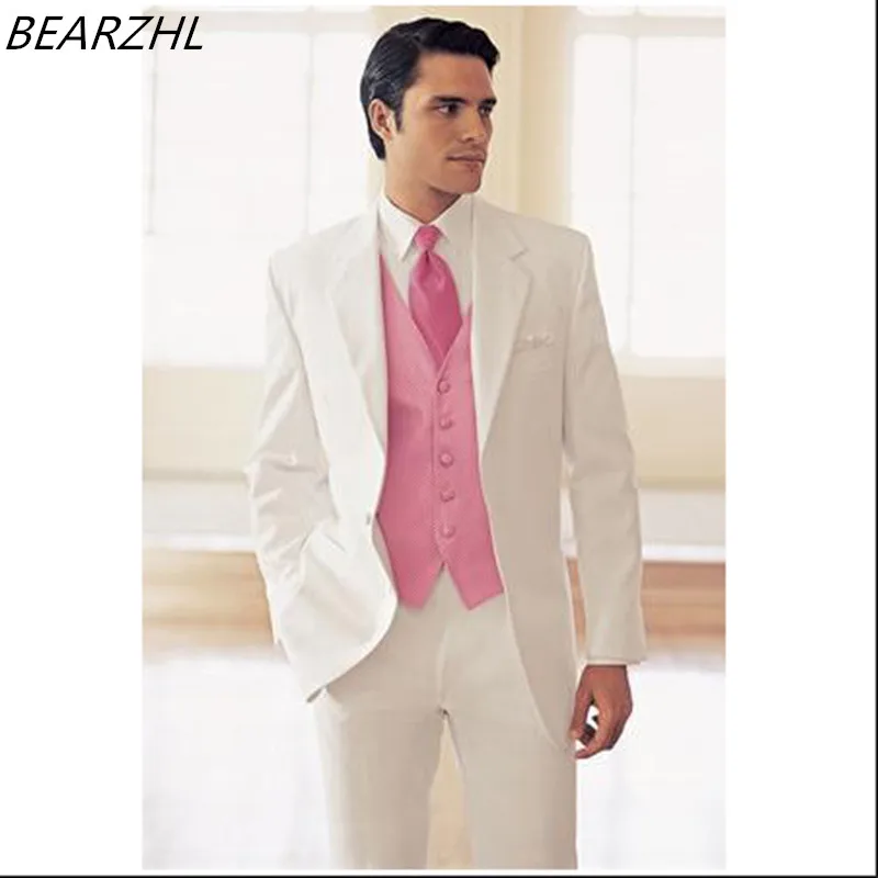 Деловые костюмы мужские Нарядные Костюмы для свадьбы смокинги Костюм из 3 предметов официальная одежда