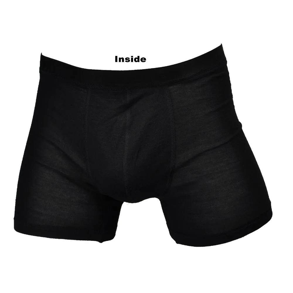 Men's 100% Merino Wool Defect Breathable Boxer Underwear Outdoors Sports