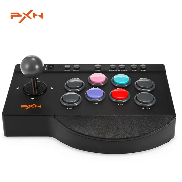 Best Price PXN - 0082 Arcade fightstick Game Joystick Wired USB Rocker Gampad Gaming Handle Controllers for PC,PS4,PS3,Xbox one