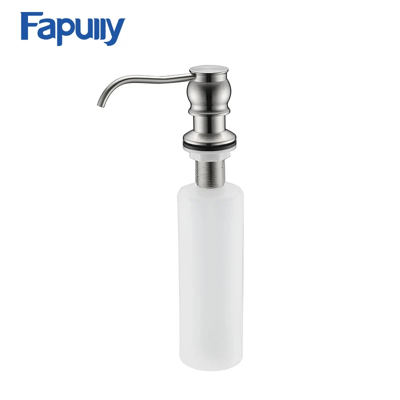 Fapully Kitchen Liquid Soap Dispensers Plastic Bottle Sink Hand Liquid