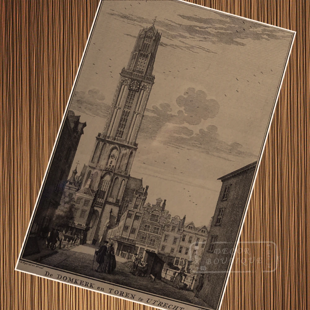 

Old Nederland, Utrecht Holland Dutch Classic Travel Tour Retro Vintage Poster Canvas DIY Wall Paper Posters Home Decor Gift