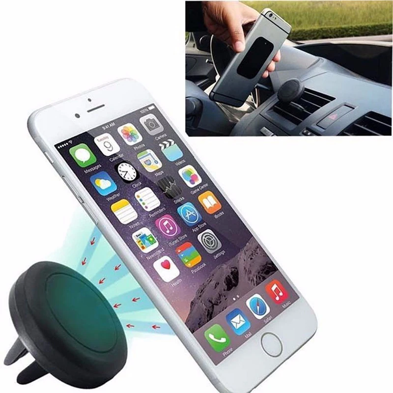 

360 Degree Universal Car Holder Magnetic Air Vent Mount Holder Stand Smartphone Dock Mobile Cell Phone For iPhone GPS UF Suppion