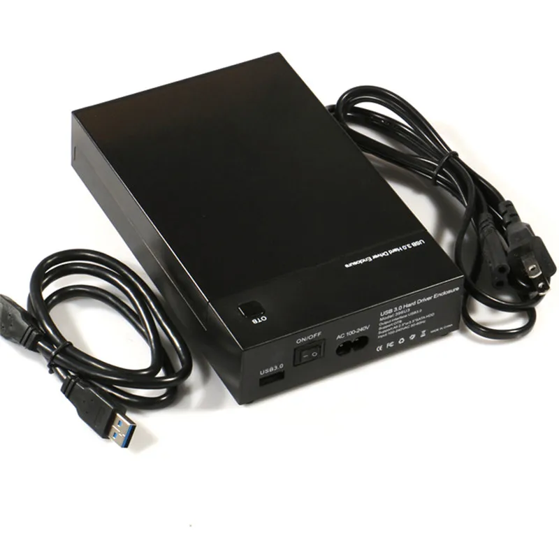 

USB 3.0 2.5" 3.5" SATA Hard Drive Disk External Enclosure HDD Disk Case Box Support UASP 8TB Drives OTB One Touch Backup