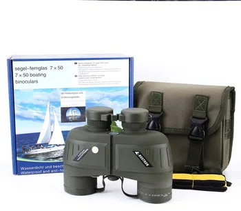 

Free shipping HD Hunting waterproof binoculars No Internal Compass,Band Ranging Sub-Line,7X50 Magnification Telescope