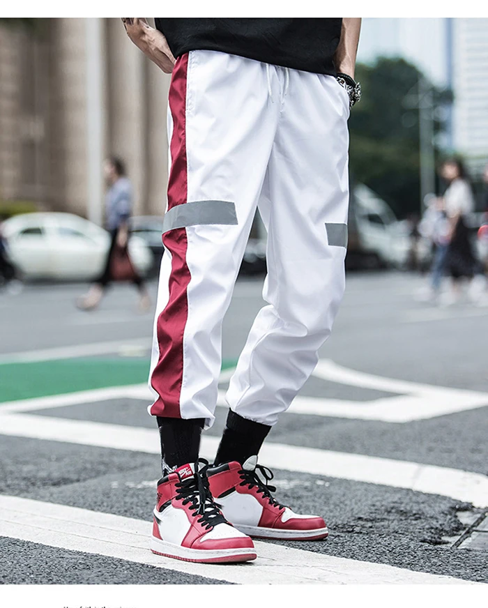 April MOMO осень уличная фитнес брюки мужские хип хоп спортивные брюки с карманами Беговые брюки в повседневном стиле унисекс Harajuku спортивная одежда спортивные штаны