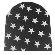 2017 Toddler Kid Girls Boys Baby Winter Warm Crochet Knit Hat Beanies Skullies Stars printed Baby Hat