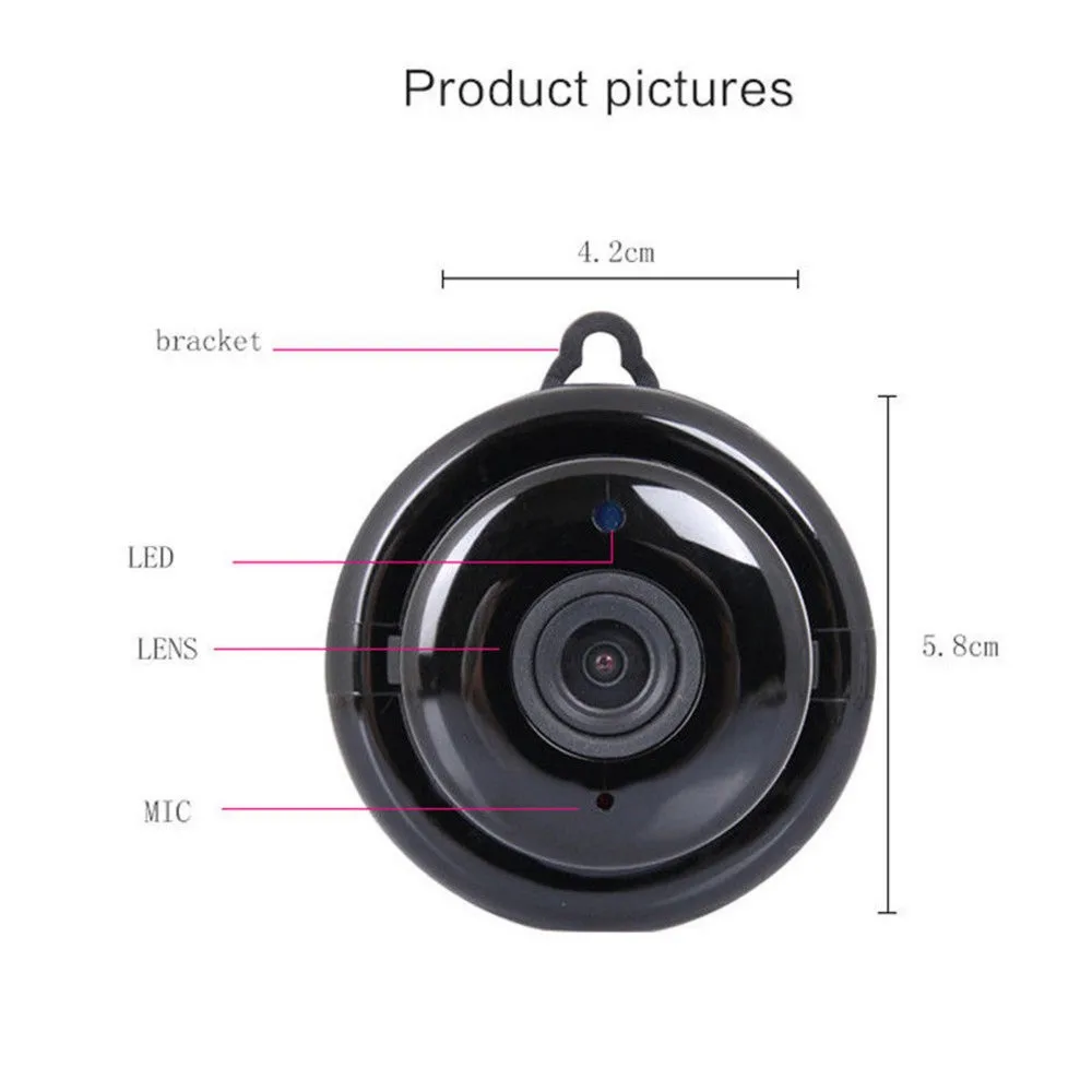 Домашняя безопасность мини WIFI 720P IP камера беспроводная маленькая CCTV