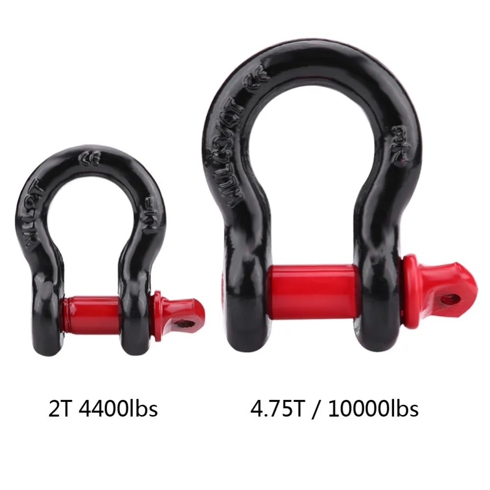 جديد السيارات الصلب الثقيلة المجلفن أغلال D حلقة 2 طن 4 ، 400lbs/4.75 طن 10 ، 000lbs قدرة للمركبة الانتعاش سحب
