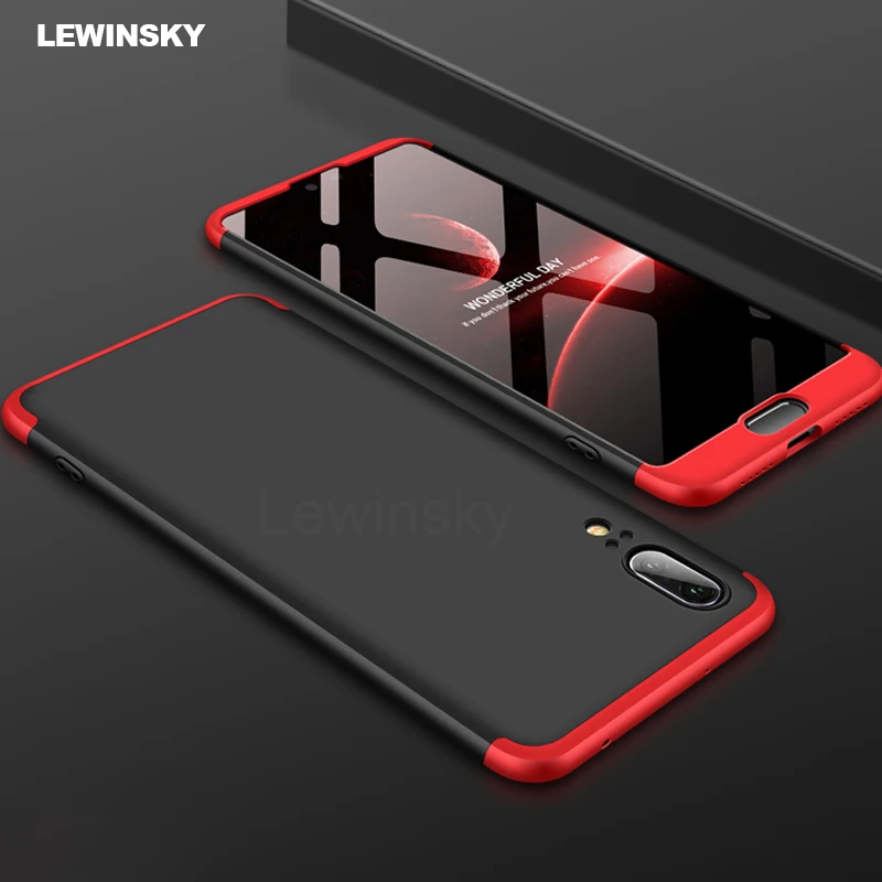 

3 in 1 Hard PC 360 Full Protect Case For Huawei p20 p10 p8 p9 Mate 10 lite 2017 pro Y9 2018 Case on Honor 7C 7x 6x 10 8 9 Lite