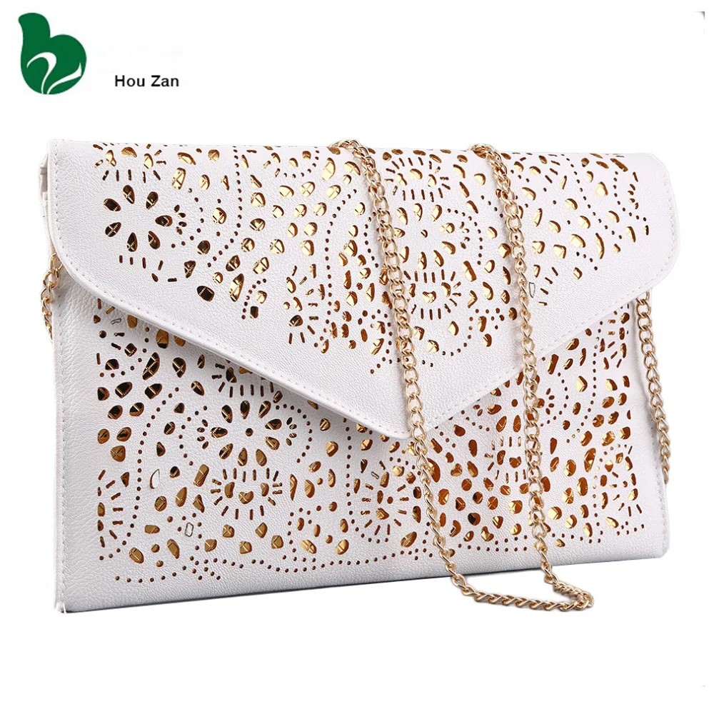 

Hollow Out Chain Shoulder Crossbody Day Clutch Women Messenger Bags Ladies Handbags Bolsas Femininas Sac A Main Femme De Marque