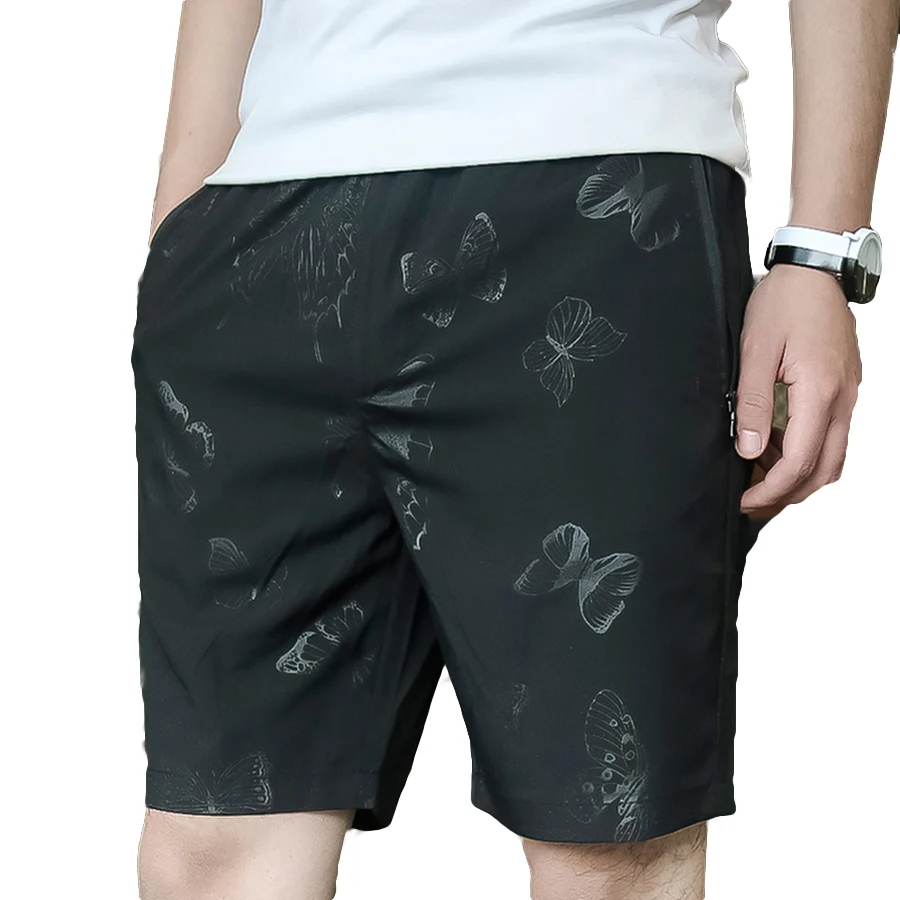 Высококачественные короткие Для мужчин Повседневное черный Slim Fit мешковатые летние модные мужские Шорты на молнии хип-хоп бермуды Masculino