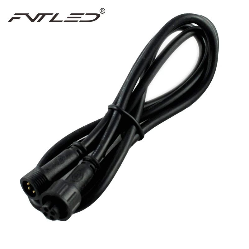 

5pcs/ lot 4PIN 1Meter IP67 Waterproof Meter Extension Cable LED Light Power Cord Applicable Multi Color LED Lights