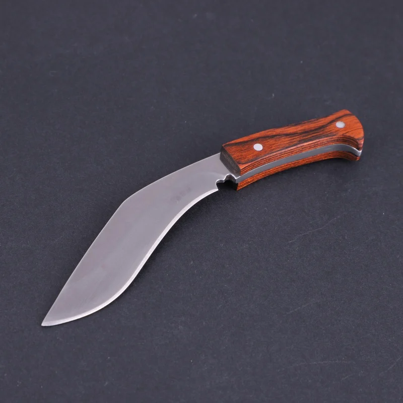 Outdoor Survive Camping Knife Pocket Training Blade Gift Practice Knife Not Sharpe Metal 6.9 Hand Knife