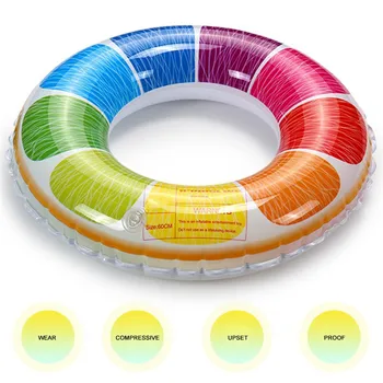 

Outdoor Inflatable Adult Kids Swimming Ring Pool Float Circle for Children Circle Bathing Infant Floating Circle Accessories
