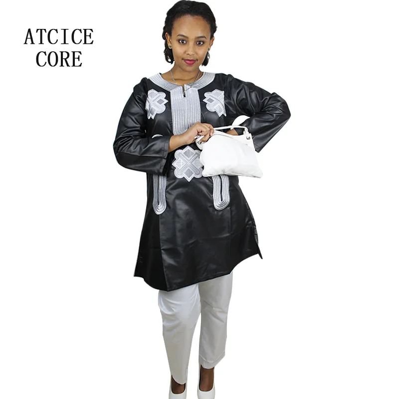 african couple outfits African Dress For Woman Soft Material Embroidery Inelastic Top With Pants african couple outfits