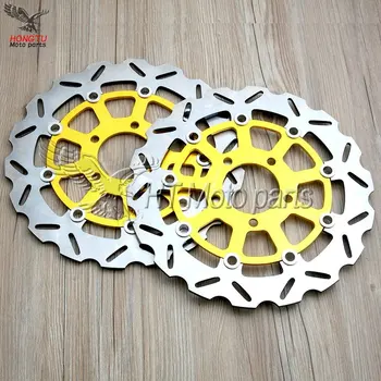 

Motorcycle Gold Front Brake Disc Rotor For Suzuki GSXR600 750 2001-2003 GSXR1000 2001 2002 K1 TL1000R 1998-2003 TL1000S 97-01