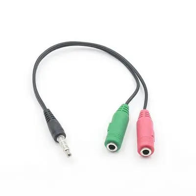25pcs 3 5mm Jack 1 in 2 Couples Sudio Line Earbud Headset Y Splitter Cable Headphone Earphone Adapter For Tablet Phone MP3 MP4