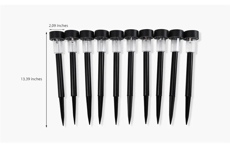 10pcs Solar Power LED Path Light14