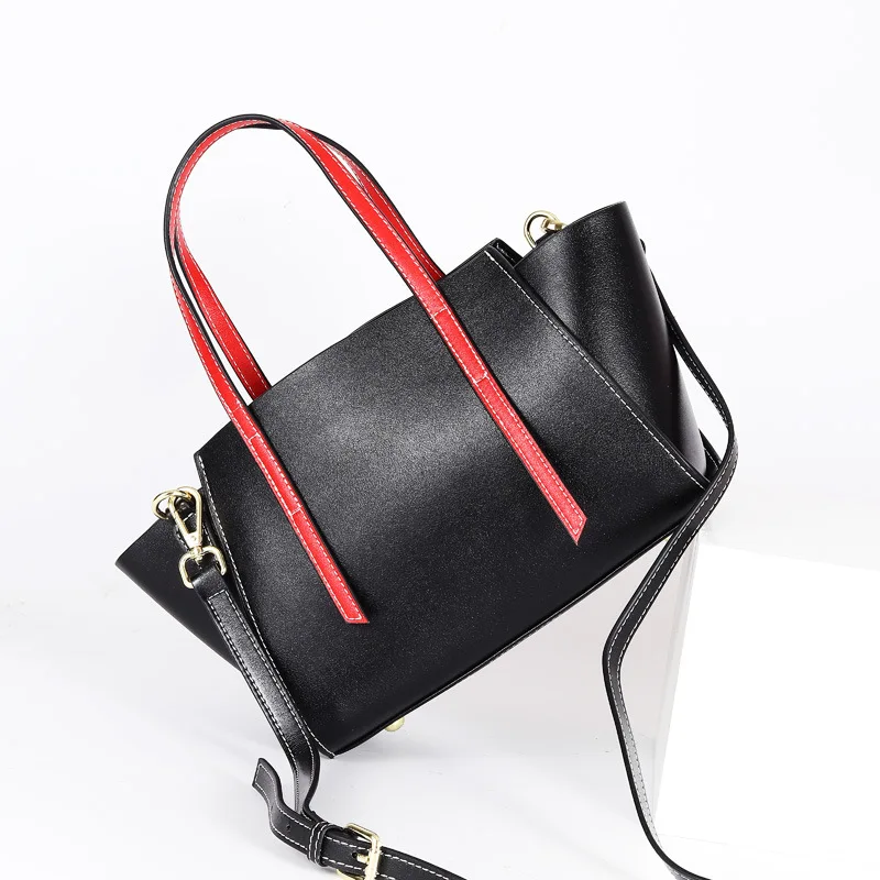 

JIULIN gage Girls Autumn Winter 2019 New European American Large Capacity Single Shoulder Leather Girls Hand-held Straddle bags