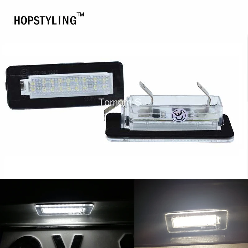 2X led car styling Canbus No error code License Plate lamp For Smart Fortwo rear number