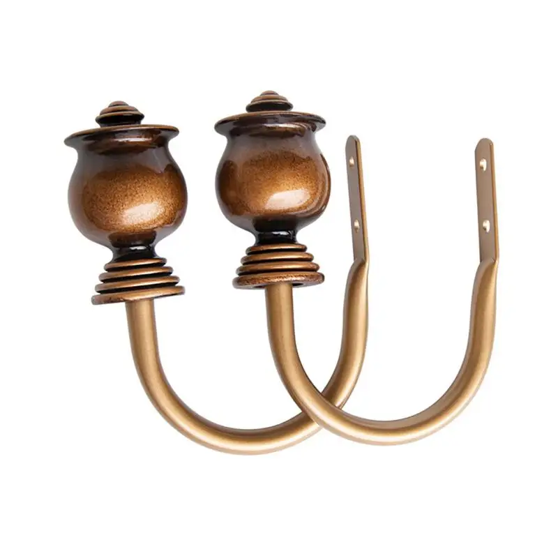 OUNONA A pair of Decorative Curtain Holdbacks Drapery Holdbacks for