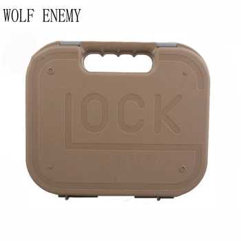 

New ABS Pistol Case Tactical Hard Pistol Case Gun Case Padded Foam Lining for hunting airsoft