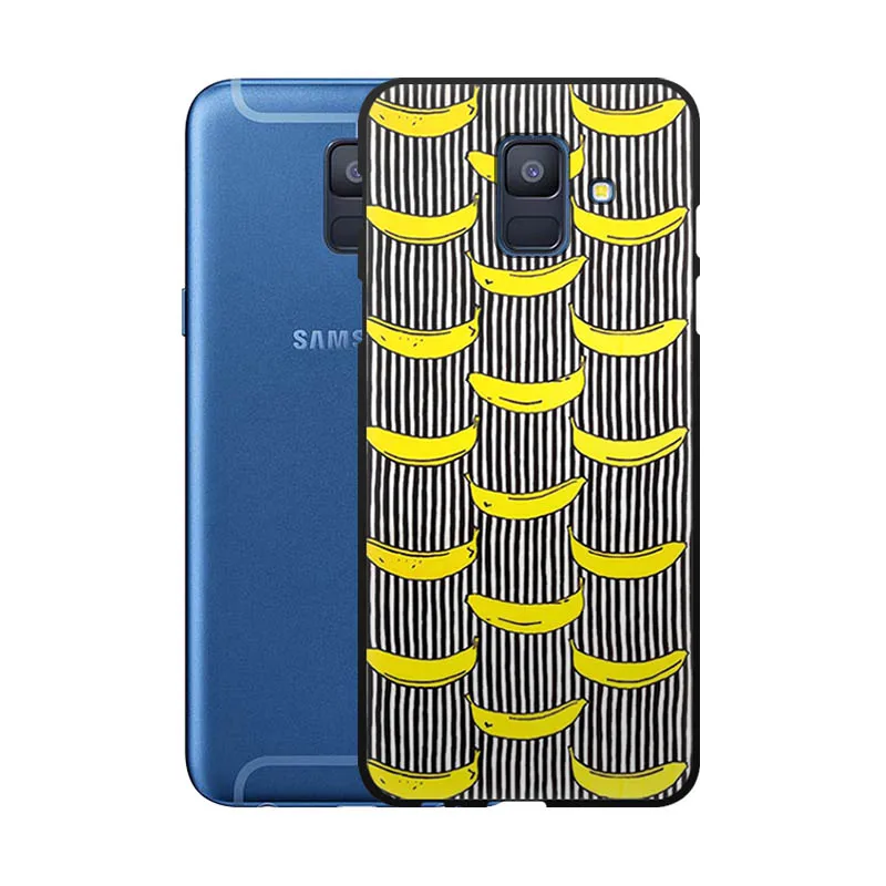 JURCHEN, мягкий ТПУ чехол для samsung Galaxy A6, силиконовый чехол с мультяшным принтом, чехол для телефона для samsung Galaxy A 6 Plus чехол - Цвет: 19