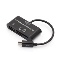 Micro USB OTG Micro SD SDHC TF кард-ридер OTG USB 2,0 для samsung Galaxy S7 S6 edge S5 S4 S3 S2 Note 5 4 3 2 Android телефонов