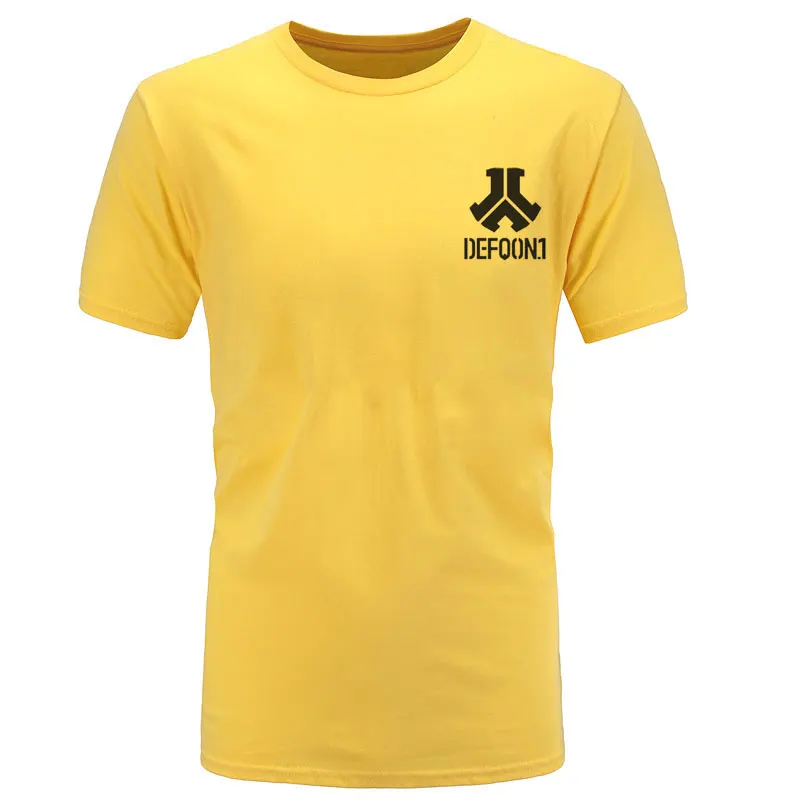 Летняя повседневная одежда Defqon 1 из чистого хлопка, дизайнерская футболка, мужские футболки в стиле хип-хоп, мужские футболки с коротким рукавом, модная футболка