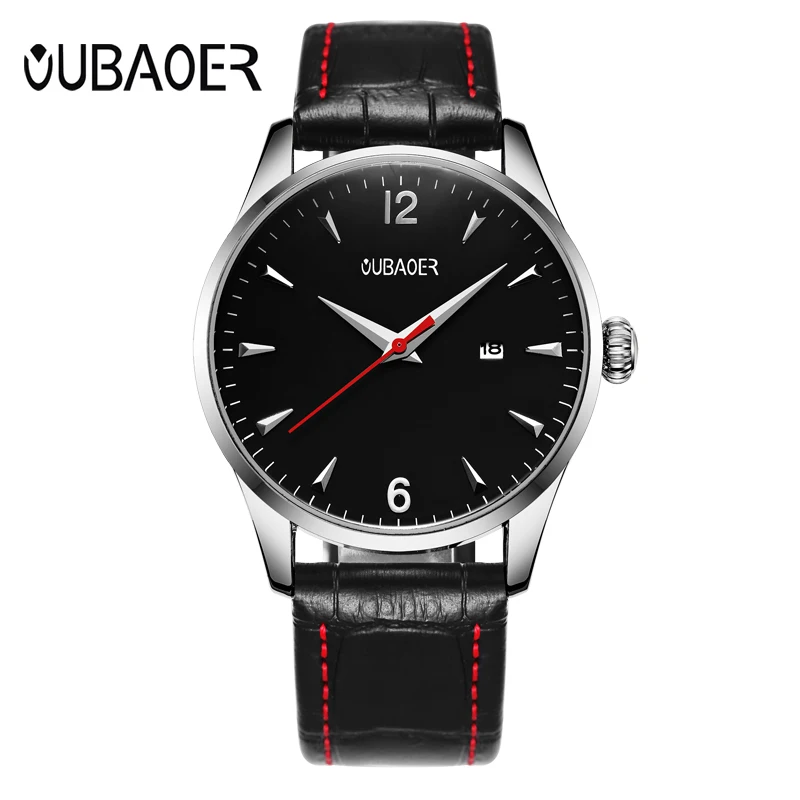 

Relogio Masculino Quartz Waterproof Watch Men's Calendar Watches Leather Strap Men Student Clock Reloj Montre Homme