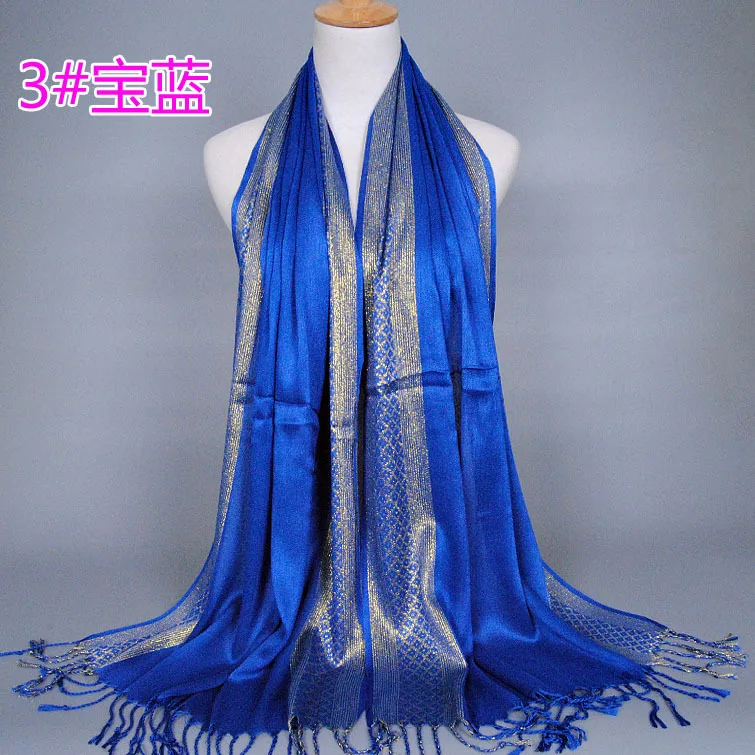 #3宝蓝 (2) -巴厘纱围巾厂家