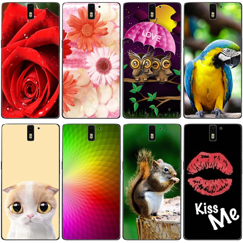 

for Oneplus One Case Cover Soft Silicon Coque Fundas For Oneplus One A0001 Phone Bags Cute pattern Back Cases Skin for oneplus 1