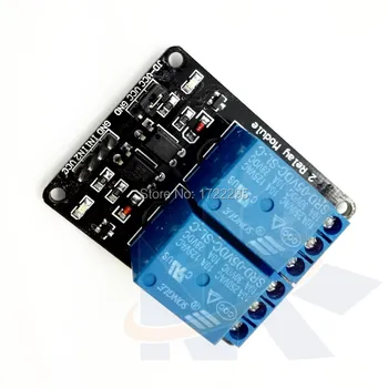 

Free Shipping 2 Channel Relay 5v with light coupling protection expansion board have a single way 2 road relay module 5v
