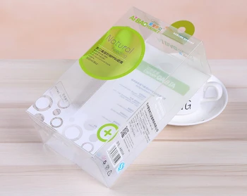 

Custom color printed transparent PVC plastic package box,UV Protected Printing clear box packaging in stock ---DH40046