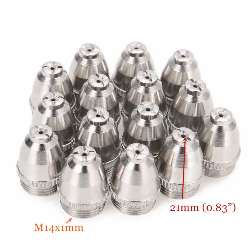 40pcs AG60 Plasma Cutting Torch Consumable SG55 Plasma Cutter Kit 60A AG-60 Plasma Torch Tip Electrode Nozzle