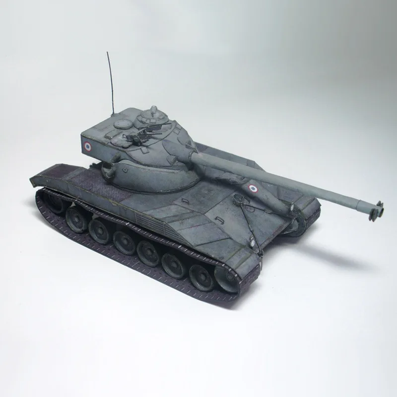 1:35 3D бумажная модель Франция Chatillon 25t средняя танка Бумажная легальной системы