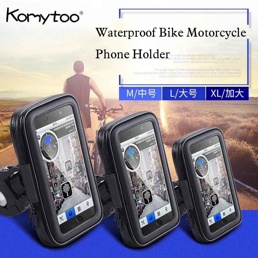 Waterproof Bike motorcycle phone holder Mount For Huawei ...